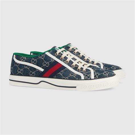 tenis gucci azul|gucci sneakers classic.